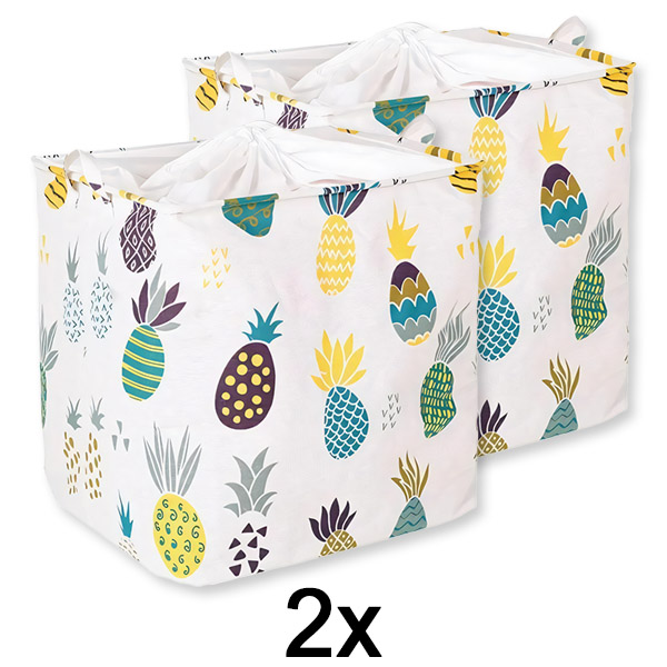 2x Caja grande plegable de almacenamiento CLOTHBOX